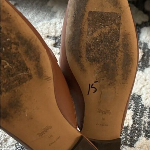 Coach shea Brown Leather Loafers - Picture 2 of 4